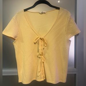 Madewell tie shirt